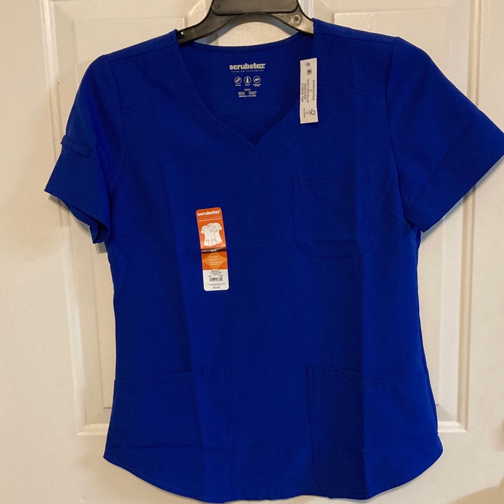 Scrubstar Women's Royal Blue Short Sleeve Top
